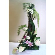 酒店插花,枯木逢春